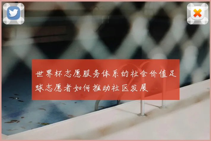 世界杯志愿服务体系的社会价值足球志愿者如何推动社区发展